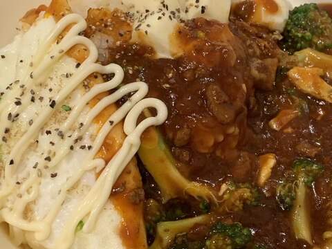 ミートソース丼